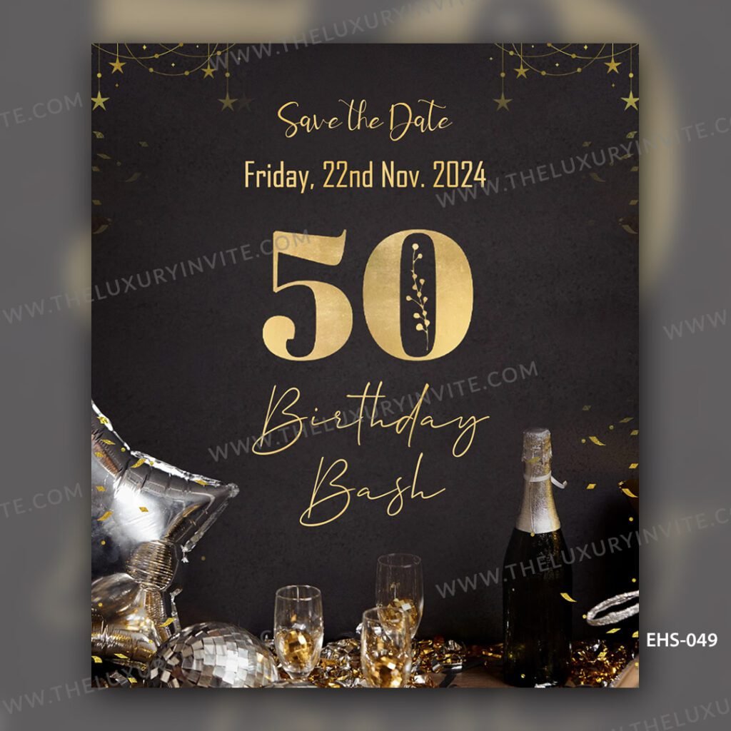 Birthday Invitation Card EHS-049